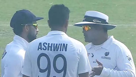 Kanpur Test : 'डेंजर एरिया'वरून अश्विन आणि पंचांमध्ये जोरदार वाद
