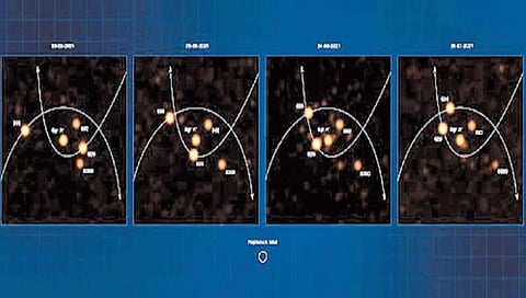 महाकाय कृष्णविवराभोवती फिरणारे तारे झाले कॅमेराबद्ध