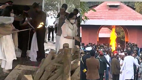 अलविदा जनरल ! बिपीन रावत अनंतात विलीन; अंत्यसंस्काराला अलोट जनसागर उसळला