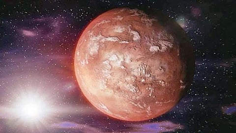 लंडन : तब्बल 60 कोटी वर्षांपर्यंत मंगळावर लघुग्रहांचा वर्षाव