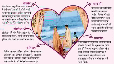 बीच वेडिंग : फेसाळत्या लाटांच्या साक्षीने करा सप्तपदी