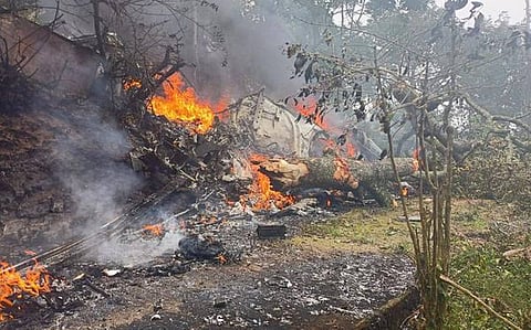 हेलिकॉप्टर अपघाताची ‘ही’ असू शकतात कारणे; चौकशी समिती…