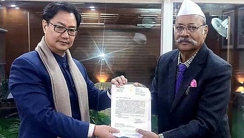 कोल्हापूरला खंडपीठ स्थापन करा; खा. श्रीनिवास पाटील यांची केंद्रीय मंत्री रिजिजूंकडे मागणी