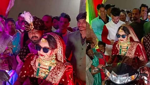 Modern Bride : नववधू मंडपात अशी आली की, सारेच अवाक झाले…