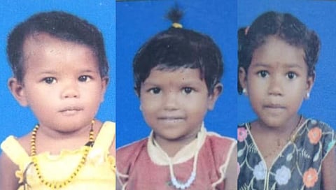 भिवंडी अपघात : कोळशासह ट्रॉली झोपडीवर उलटली; तीन चिमुरड्या सख्ख्या बहिणींचा जागीच अंत