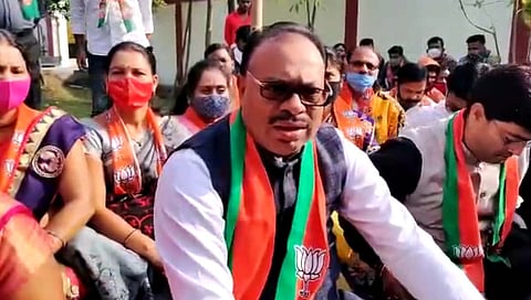 नाना पटोले यांच्या विरोधात नागपुरात भाजपचे ठिय्या आंदोलन