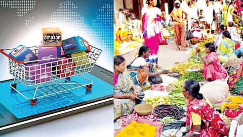 आठवडी बाजार ते ई-शॉपिंग