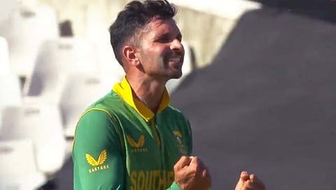 Keshav Maharaj : वनडे सीरीज जिंकल्यानंतर द. आफ्रिकेच्या क्रिकेटरने केला 'जय श्री राम'चा जय घोष!