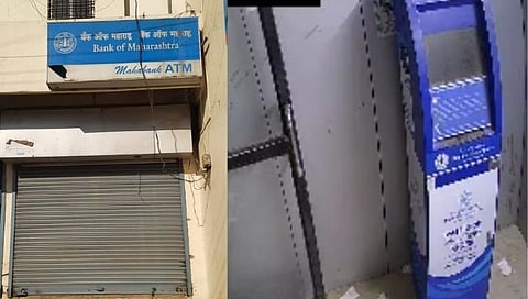 बीड : गॅस कटरने एटीएम फोडण्याचा अयशस्वी प्रयत्न