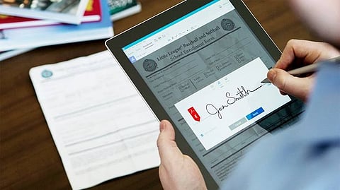 Digital signature.