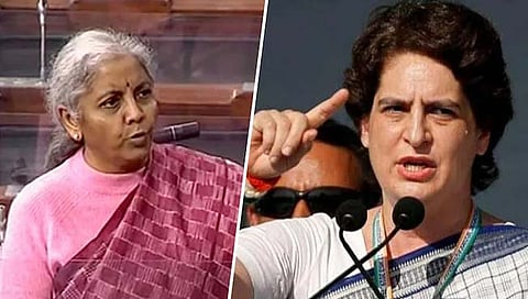 ‘युपी’तील लोकांचा अपमान का केला? प्रियांका गांधींचा केंद्रीय अर्थमंत्र्यांना सवाल