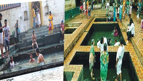 प्राचीन तपोभूमीत खळाळतात उष्ण पाण्याचे झरे