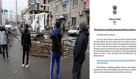 russia vs ukraine war : युक्रेनमधील भारतीय दुतावासाकडून अडकलेल्या विद्यार्थ्यांना तिसऱ्यांदा मार्गदर्शक सूचना जारी