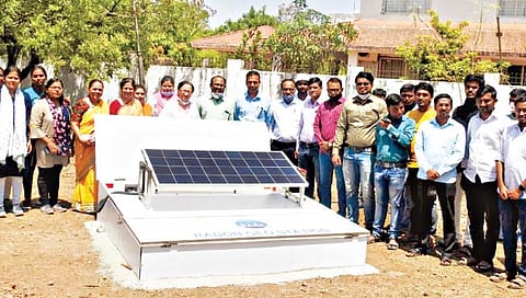 सोलापूर विद्यापीठात भूकंप पूर्वसूचना यंत्रणेची उभारणी