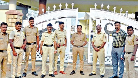 सांगली : अहिल्यादेवी स्मारक परिसरात कडक बंदोबस्त