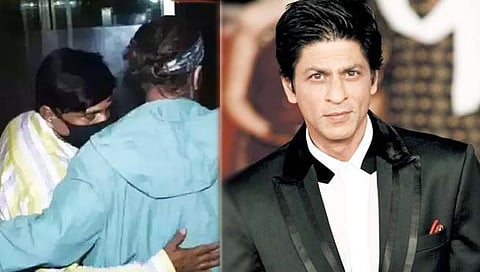 Shahrukh : ‘पठाण’चा नवा लूक, ड्रायव्हरला मारली मिठी अन्… (video)