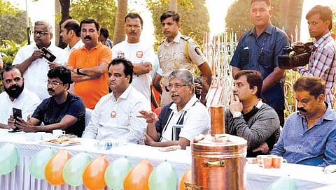 टोलमुक्तीच्या मुद्द्यावरून कोल्हापूरकर भाजपच्या पाठीशी : प्रदेशाध्यक्ष आ. चंद्रकांत पाटील