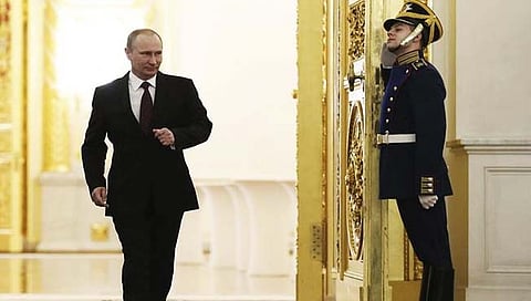 Putin Walk Style www.pudhari.news.com