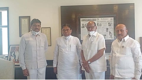 Shivajirao Naik : शरद पवारांच्या उपस्थितीत शिवाजीराव नाईक यांचा राष्ट्रवादीत प्रवेश