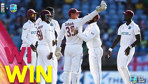 WI vs ENG Test : विंडिजने इंग्लंडला पराभूत करून कसोटी मालिका जिंकली