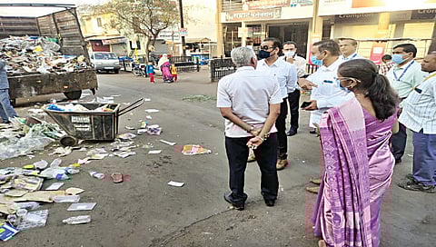 नाशिक : मनपा आयुक्तांचा सातपूरला अचानक पाहणी दौरा