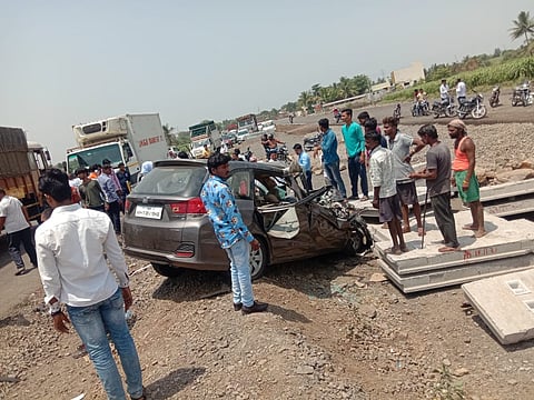 होंडा कार अपघात