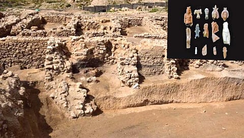 रोमन काळातील मातीच्या कलाकृतींचा कारखाना