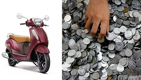 Video : मुलाच्या दुचाकीसाठी आईने भीक मागून गोळा केली ८० हजारांची चिल्लर