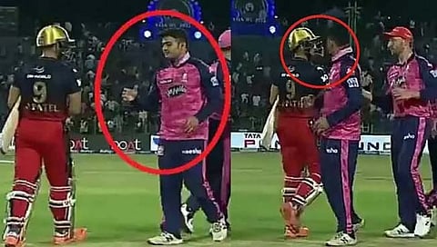 Harshal vs Riyan : खिलाडूवृत्तीला सुरुंग!, हर्षलने परागशी हात मिळवण्यास दिला नकार