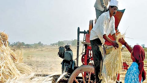 मळणी यंत्राची काळजी