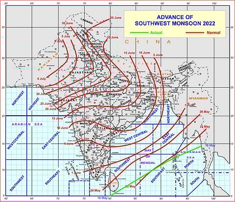 मान्सून अंदमानात दाखल, केरळमध्ये पोहोचण्यासाठी अनुकूल वातावरण