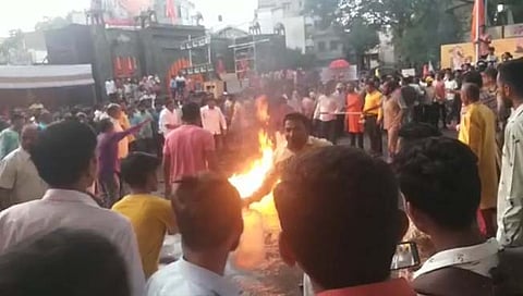 कोल्हापूर : मिरजकर तिकटी येथे डिझेल कॅनने घेतला पेट; कॉन्स्टेबलच्या सतर्कतेमुळे टळली दुर्घटना