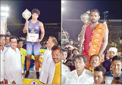 हर्षवर्धन सदगीर आणि महिलांमध्ये रेश्मा मानेने पटकावली मानाची गदा