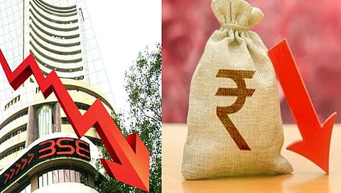 Market : सेन्सेक्स घसरला, रुपया निचांकी पातळीवर, सोने आणखी महागले!