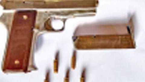 औरंगाबाद : गावठी बनावटीचे पिस्तूल जप्त