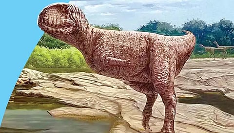 कुत्र्यासारखे तोंड असलेल्या डायनासोरचे जीवाश्म