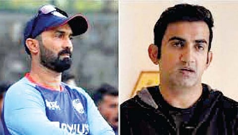 दिनेश कार्तिकला का खेळवले जाते?, गौतम गंभीरचा सवाल