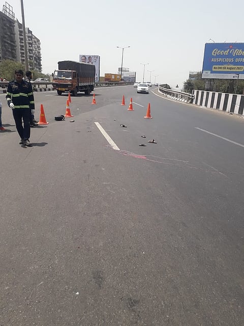 अपघात झाला ते ठिकाण