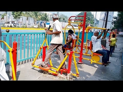 पिंपरी : कोट्यवधी रुपये खर्च करून उभारलेल्या ओपन जीमचे साहित्य तुटले