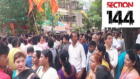 मुंबईत कडेकोट पोलीस बंदोबस्त; कलम १४४ लागू