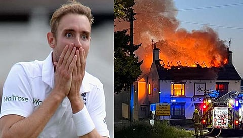 Stuart Broad Pub : प्रसिद्ध क्रिकेटर स्टुअर्ट ब्रॉडचा ‘पब’ भीषण आगीत जळून खाक!