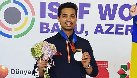 Swapnil Kusale : विश्वचषक नेमबाजी स्पर्धेत स्वप्नील कुसाळेची दोन ‘रौप्य’ पदकांना गवसणी