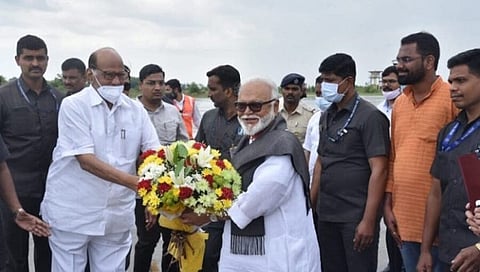 Sharad Pawar : एकनाथ शिंदेंच्या आधीच शरद पवार नाशकात