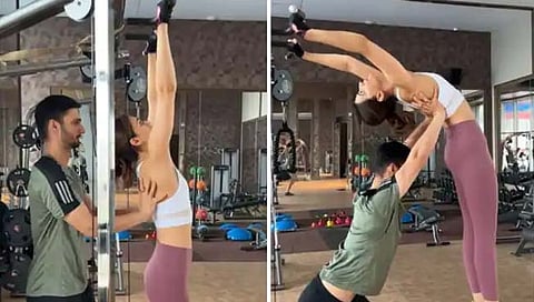 क्रिती सेननचा व्यायाम करतानाचा व्हिडिओ व्हायरल, तिची फिगर पाहून लोकांनी केले ट्रोल