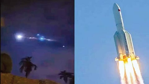 चीनचे अनियंत्रित रॉकेट कोसळले हिंद महासागरात