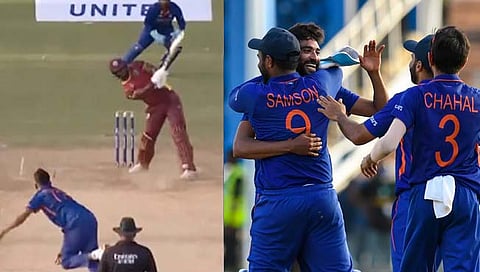 IND Vs WI : ‘सिराज’च्या ‘यॉर्कर’ने टीम इंडियाची राखली लाज; अखेरच्या षटकात मिळवला विजय