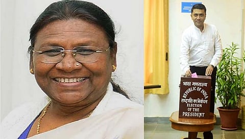 Draupadi Murmu : गोव्यात मुख्यमंत्र्यांनी बजावला मतदानाचा हक्क ; द्रौपदी मुर्मू यांना मिळणार विरोधकांची मते?