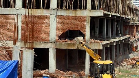 कार्ला : पाटण येथील अनधिकृत बांधकामे जमीनदोस्त