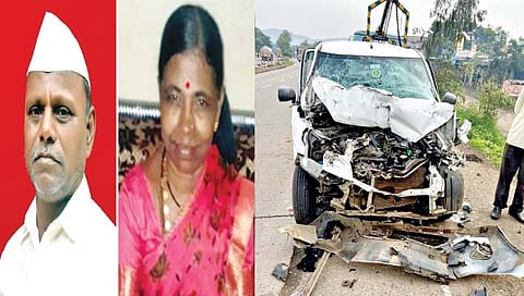 सातारा : देवदर्शनासाठी निघालेले दाम्पत्य ठार