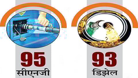 नाशिक : सीएनजीने केले डिझेलला ओव्हरटेक : चार रुपयांची वाढ; पुन्हा पेट्रोल गाड्यांना पसंती